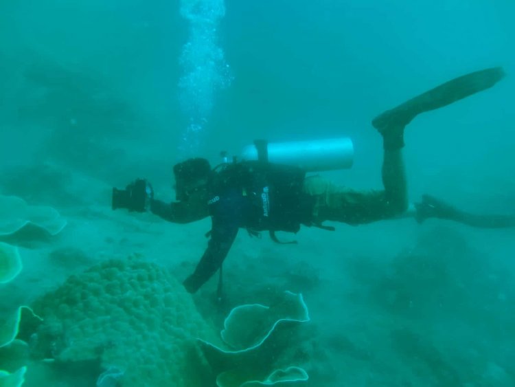 Dinas Penyelamatan Bawah Air Koarmada III Gelar Latihan K-1 Fotografi Bawah Laut